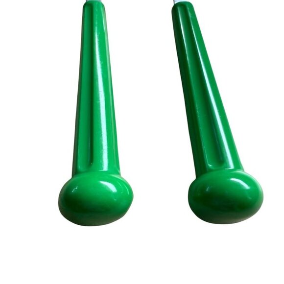 Vintage Oxford Hall Place/Oval Soup Spoon Fashion Wear-Lime Green Japan7 1/2 in - Picture 9 of 10